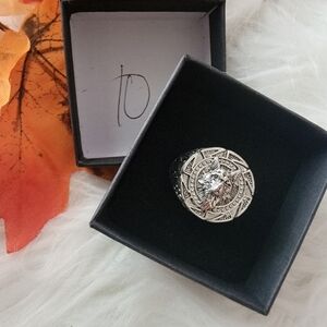 Wolf Head Ring Size 10